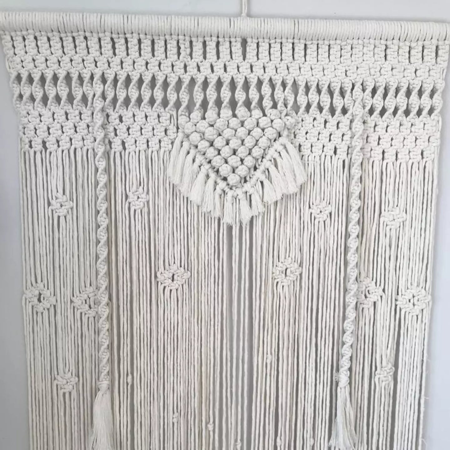 Macrame Curtain For Windows 4 x 8 feet - Leechoo